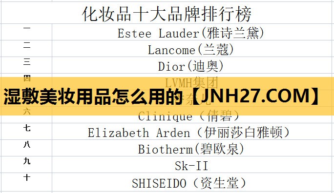湿敷美妆用品怎么用的